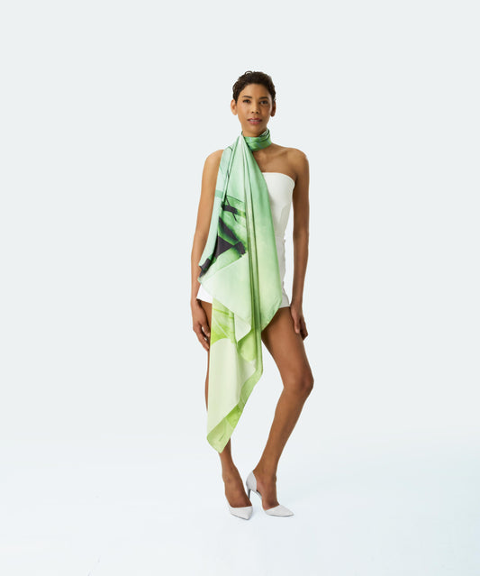CARRÉ EN SOIE 140 ROAM WANDERLUST